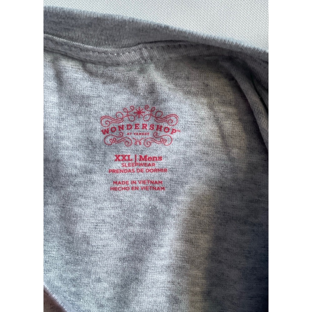 Wondershop Gnome For The Holidays Christmas T-Shirt Gray Size XXL - Picture 4 of 5